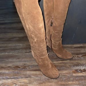 Dolce Vita brown suede knee high boots